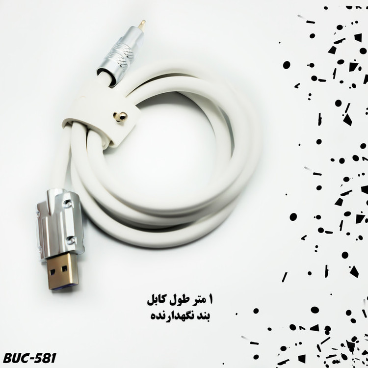 کابل تبدیل USB به USB-C بیاند مدل BUC-581RB FAST CHARGE طول 1 متر