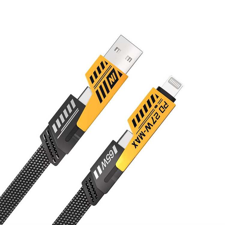 کابل تبدیل USB-C/USB به USB-C / لایتنینگ مدل BePro طول 1 متر